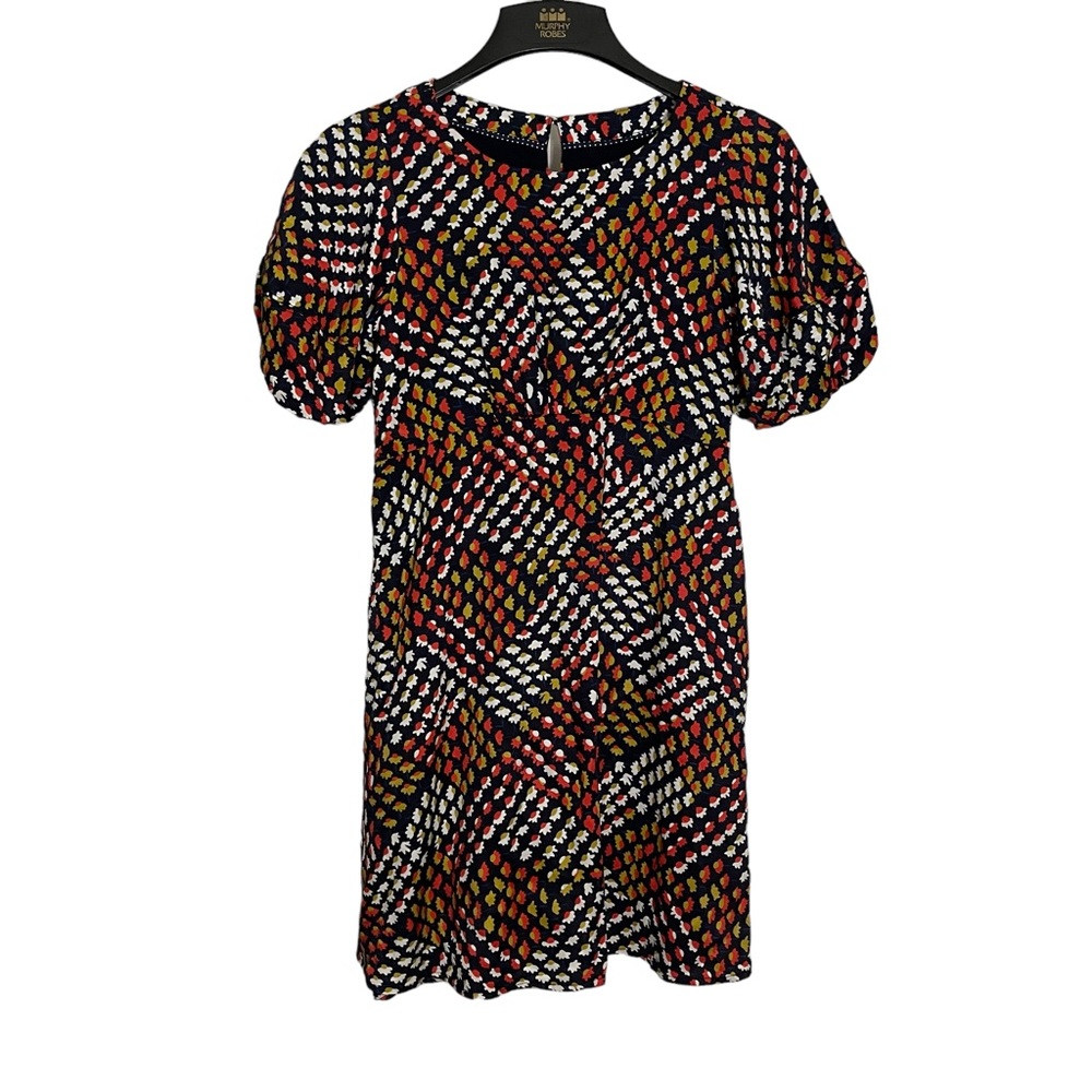 Maeve Melody Dress 0P Floral Knee Length casual career work office puff sleeves